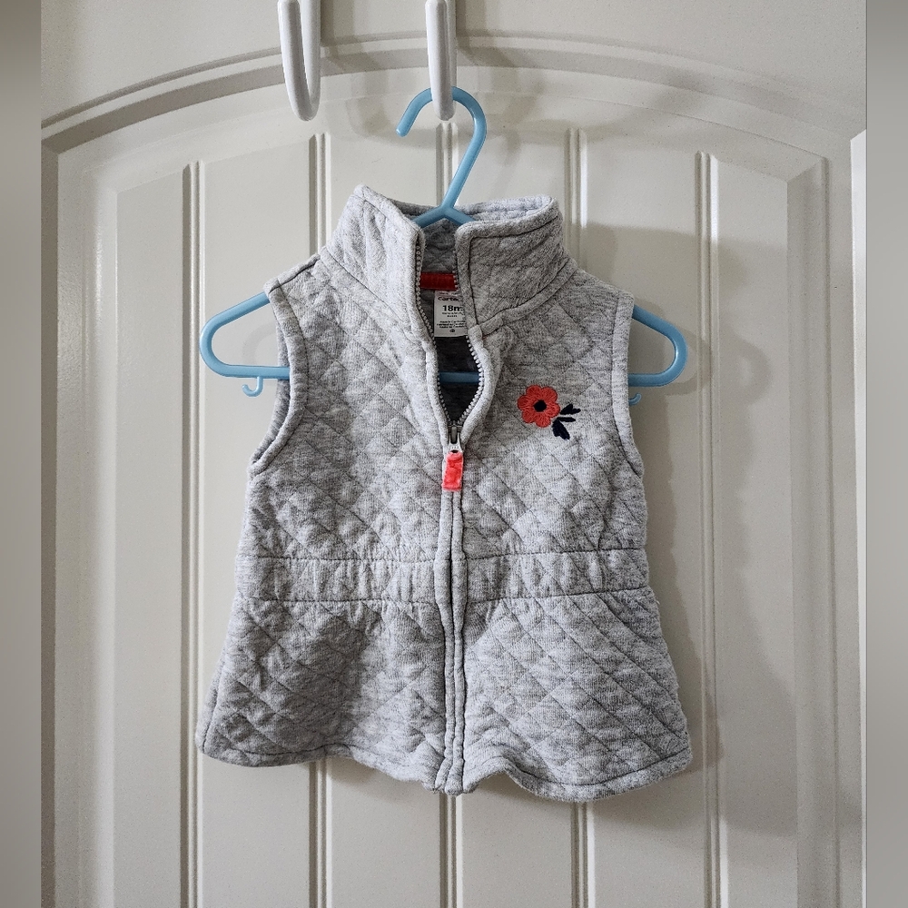 Carter's baby girl quilted vest